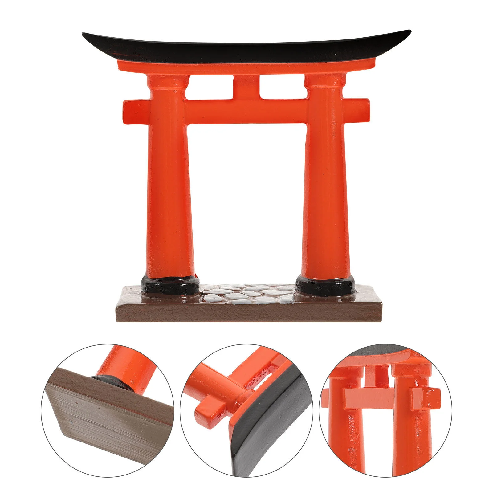 

Japanese Torii Gate Zen Garden Desk Micro Scene Ornament Fish Bowl Decorations Model Crafts Style Resin Tank Aquarium