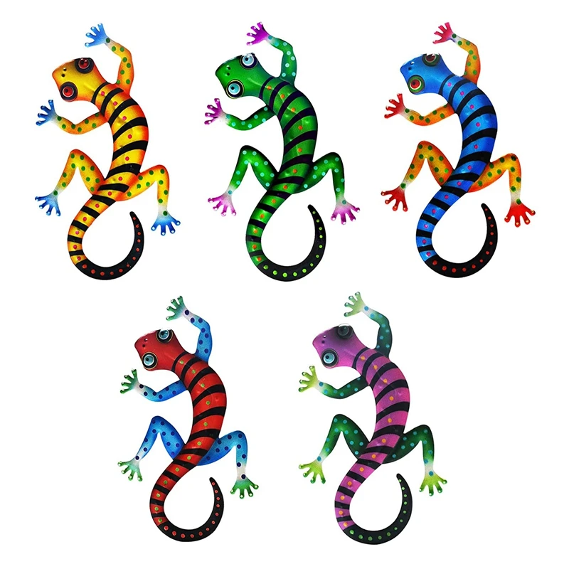 

Металлический Gecko, Настенный декор, искусство, подвесное украшение для улицы, заднего двора, крыльца, домашнего дворика, лужайки, Декорации д...