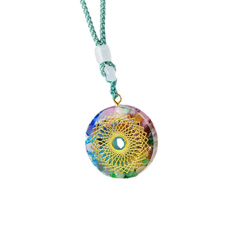 

Necklace Beautiful Crystal Stone Pendant With Adjustable Cord Charming Jewelry For Men Women Clothing Matching Birthday