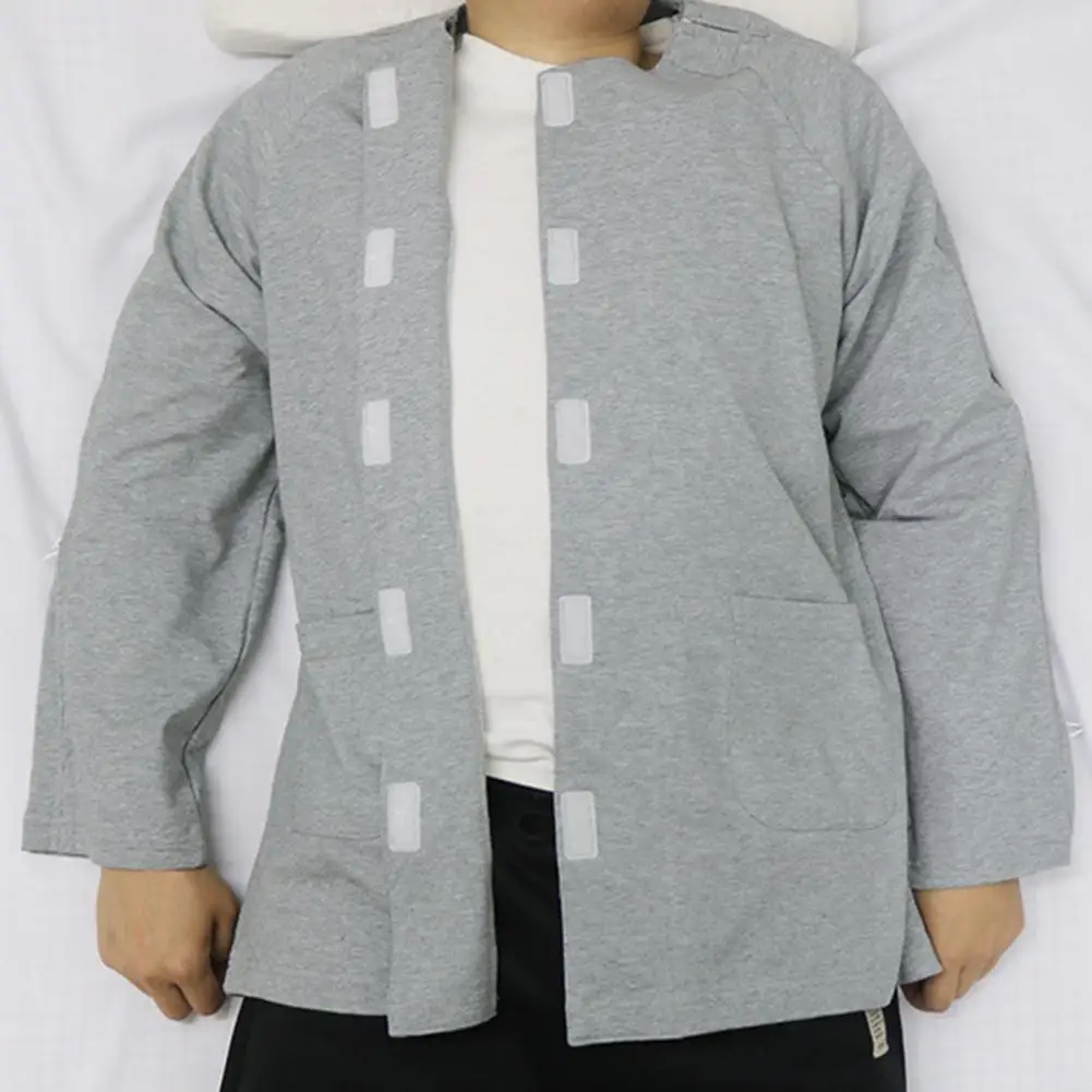 

Anti-pilling Male Wear-resistant Sweat-absorbing Bedridden Elderly Top for Home