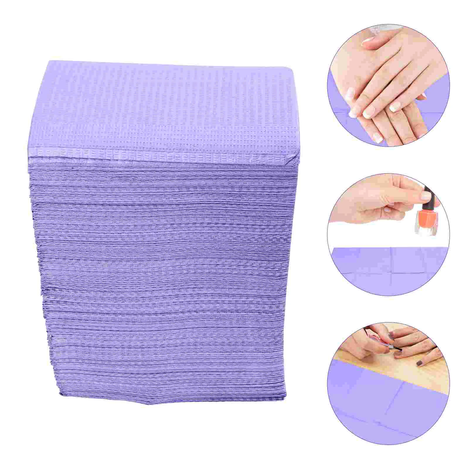 

125 Sheets Disposable Paper Towels Nail Paper Table Cushion Nail Hand Rest Pad Nail Table Mat Waterproof Nail Pad