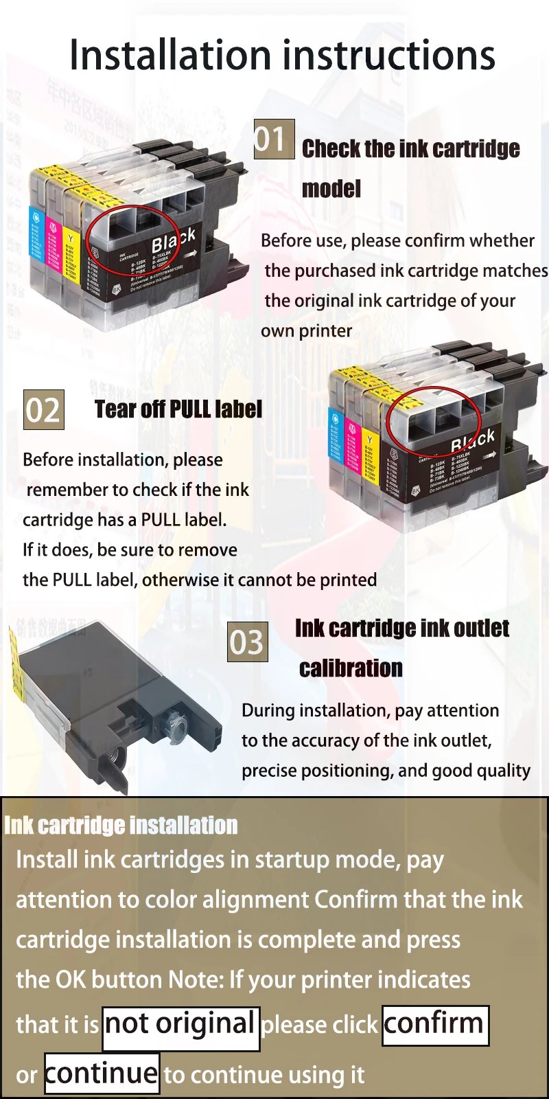 Vilaxh набор картриджей для Brother LC 1240