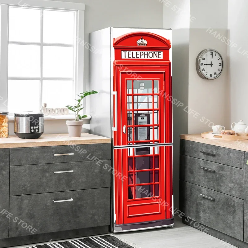 Наклейка для холодильника с романтическими цветами простые обои съемная