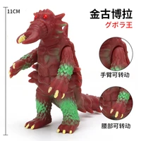 11cm small soft rubber monster king crab original action figures model furnishing articles childrens assembly puppets toys