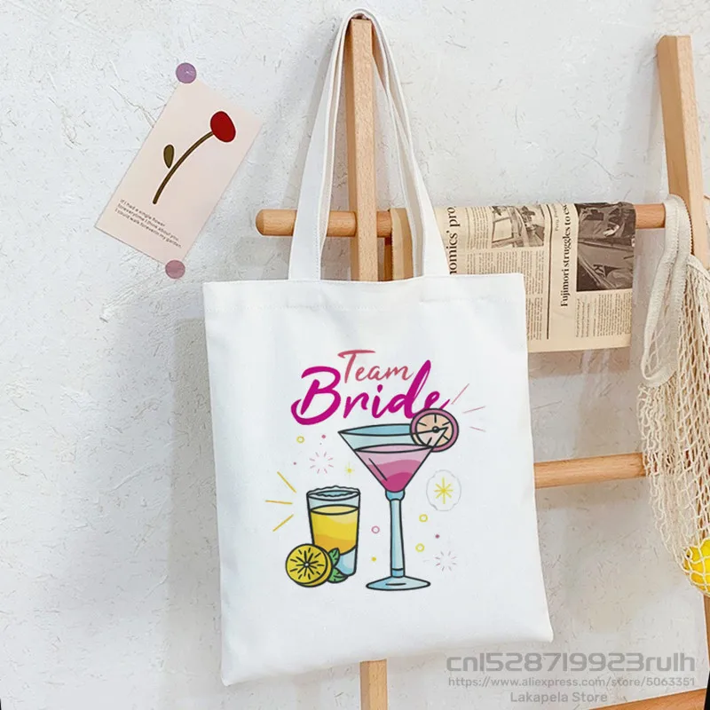 

Холщовый кошелек для карт, монет, свадебной команды невесты, милый простой девичник, украшение для свадьбы, монет, мини-сумка на молнии