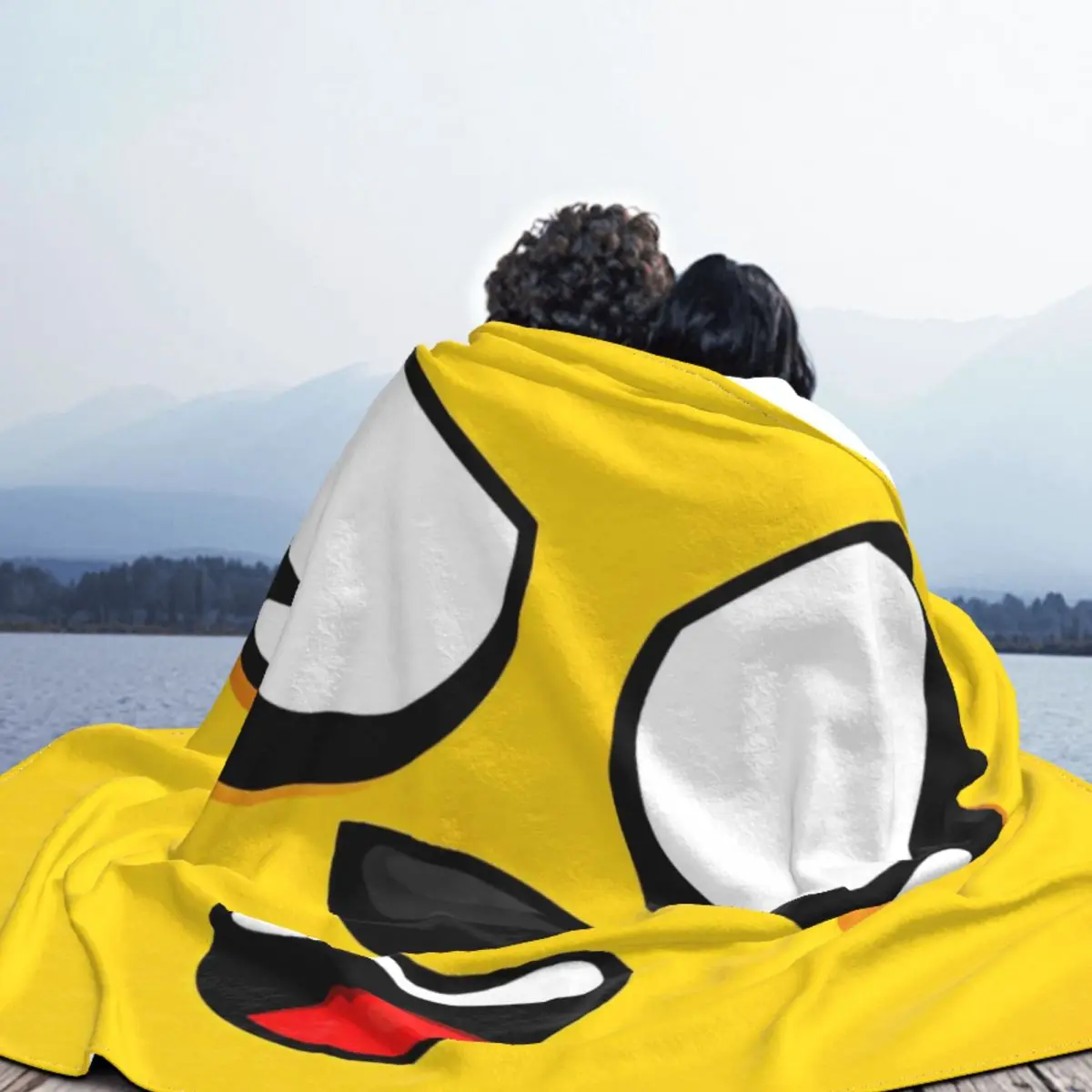 Одеяло Mikecracks с героями мультфильмов флисовое украшение игровые дышащие теплые