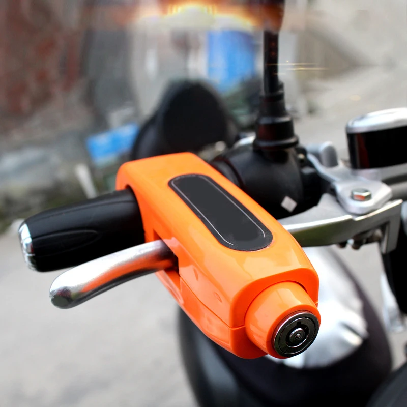 

Универсальный замок для мотоциклов, скутеров, руля, безопасная блокировка, тормоз, транспортное средство, защита от мотора, замки для рукоят...