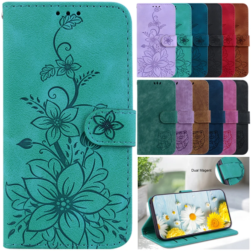 Кожаный флип-чехол для OPPO Realme 8 8Pro 8i 8s 7Pro 7i 7