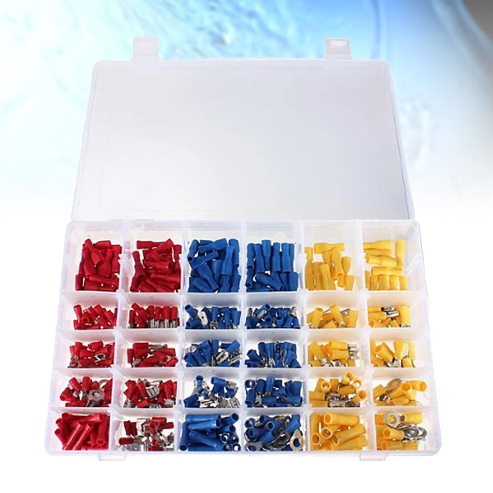

480pcs Professional Cold-Pressed Terminal Crimp Terminal Wire Connectors for Electrical