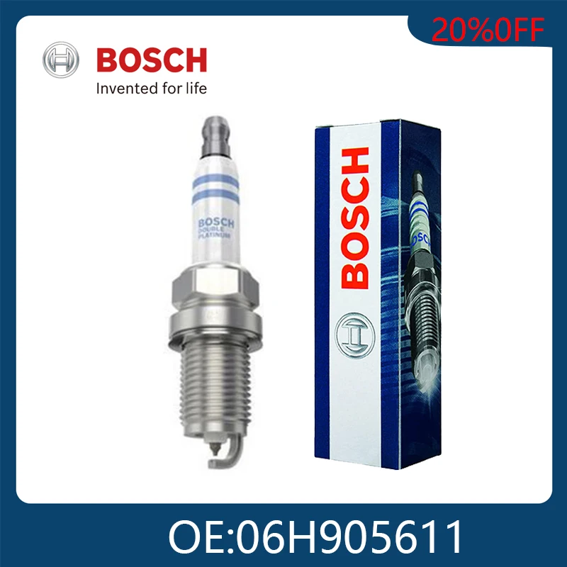 

BOSCH Original Genuine 0242245576 06H905611 Platinum Spark Plug 06H905601A For Audi A4 A5 VW Passat Golf Car Ignition Candles