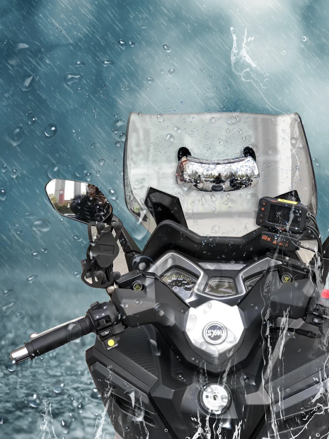 Для BMW K1300GT K1300R K1300S K1600GTL K1600GT R NINE T R100R ветровое стекло 180 градусов зеркало для