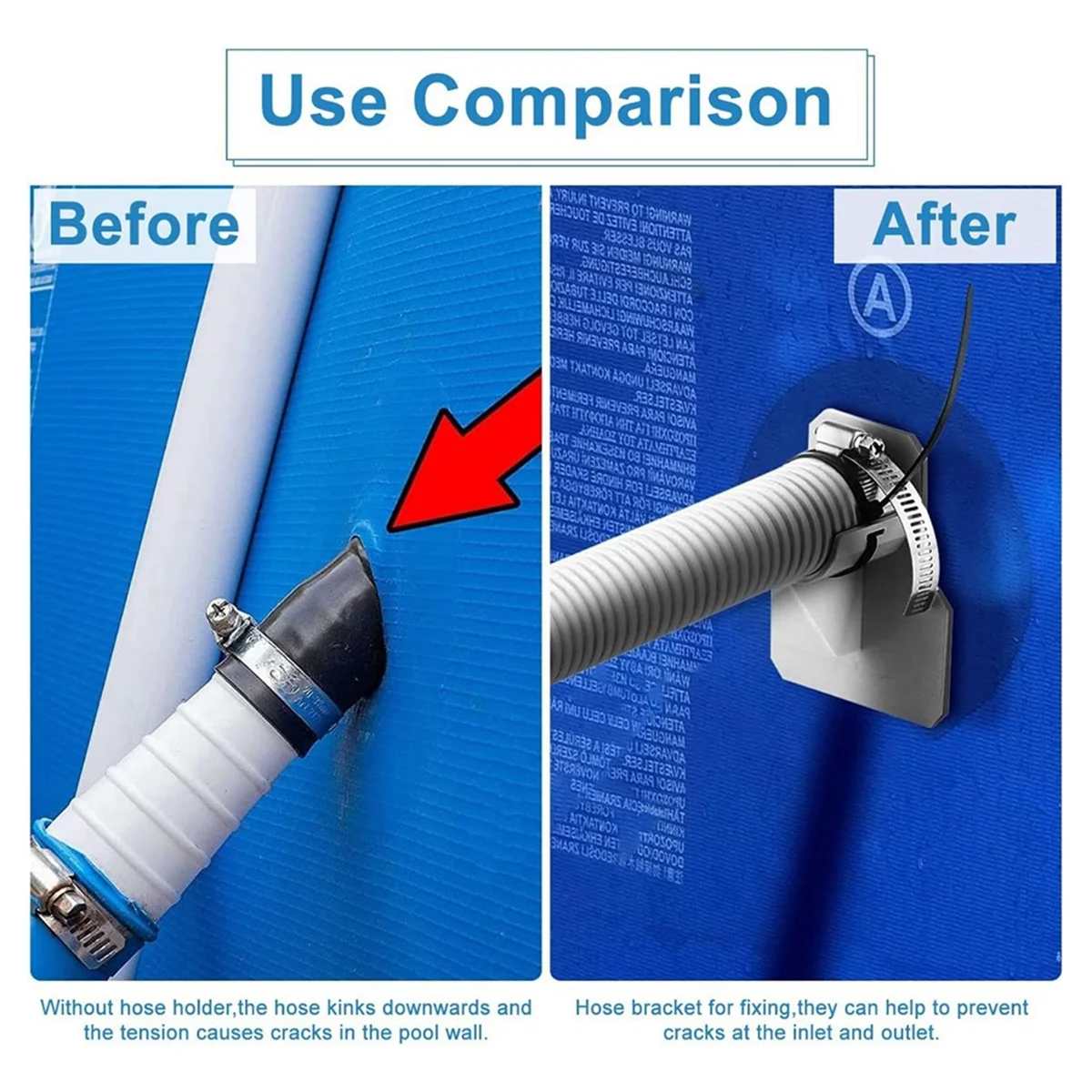 2 комплекта держателей для труб бассейна аксессуары надземных бассейнов шланги