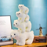 cute polar bear cushions sofa cushion covers pillow home decor comfort plush teddy dining chair pillows childrens doll