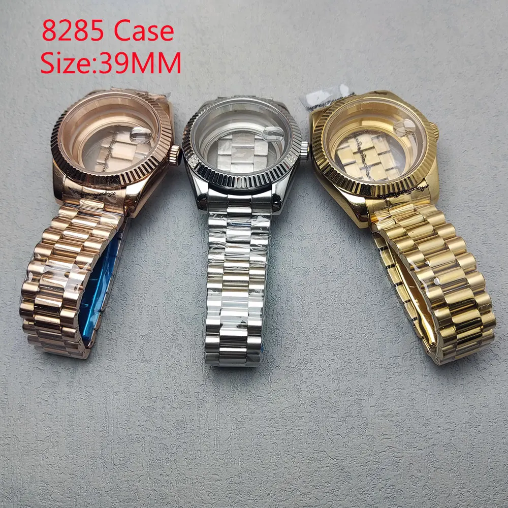 Мужской корпус 39 мм плоское увеличительное стекло сапфировое аксессуар для