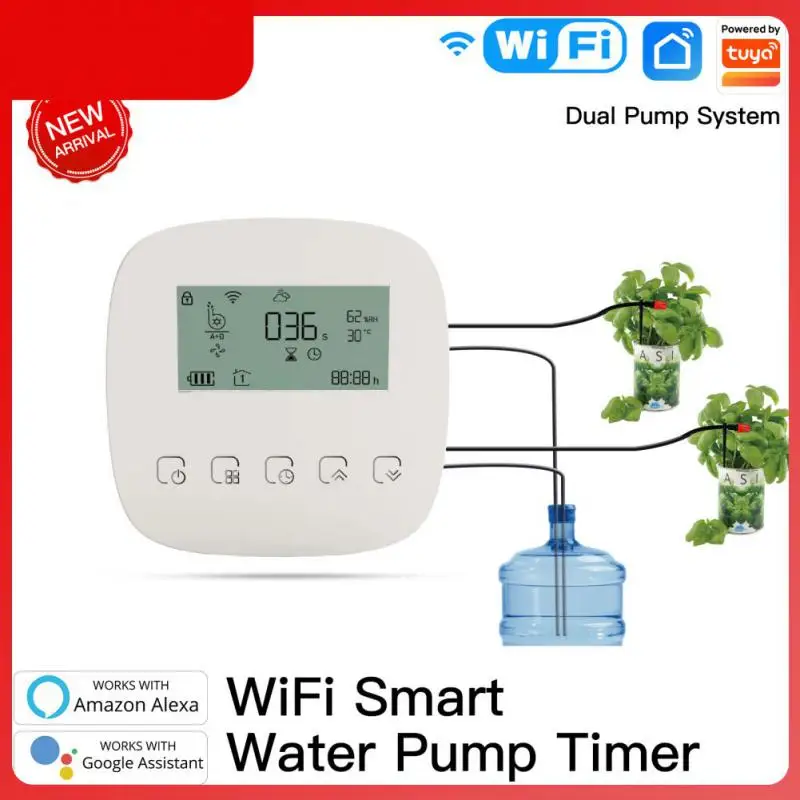 

Dual Pump System Smart Watering Machine Wifi Automatic Watering Device Tuya Programmable Diy Micro-drip Irrigation Syste Hot