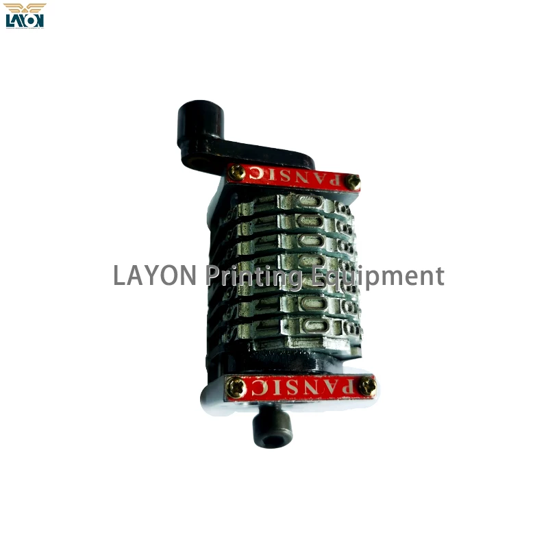 

1 Pcs 7 Digits Numbering Machine for GTO46 GTO52 GTO Printing Machine Vertical Backward Jump Mode 09876..
