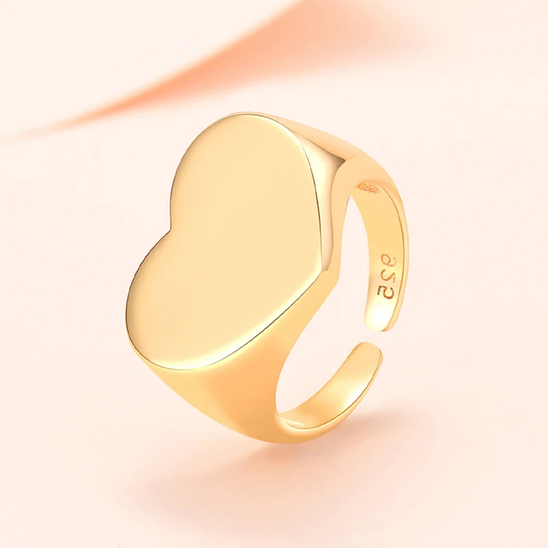 

Heart Shaped Rings For Women Couple Stainless Steel New Wedding Engagement Rings Female Jewelry Anniversary Gift