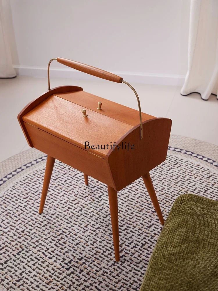 Шкаф для хранения из тика в стиле ретро шкатулка массива дерева ювелирных