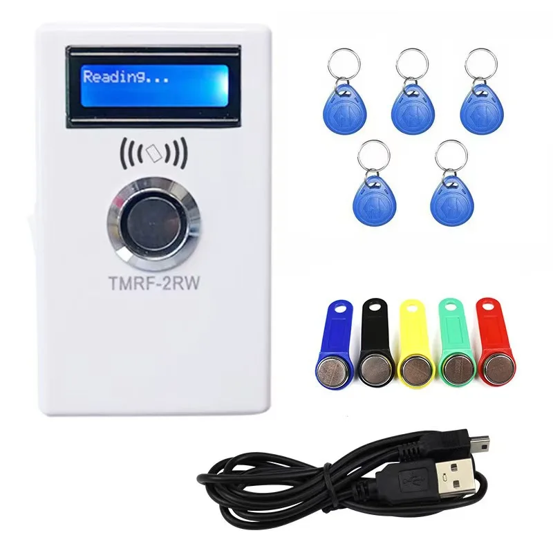 Фото Программатор iButton TMRF-2RW, дубликатор DS1990A, копировальный аппарат, считыватель/записыватель RFID 125 кГц, маркер ключей RW1990, брелок RFID T5577 №1