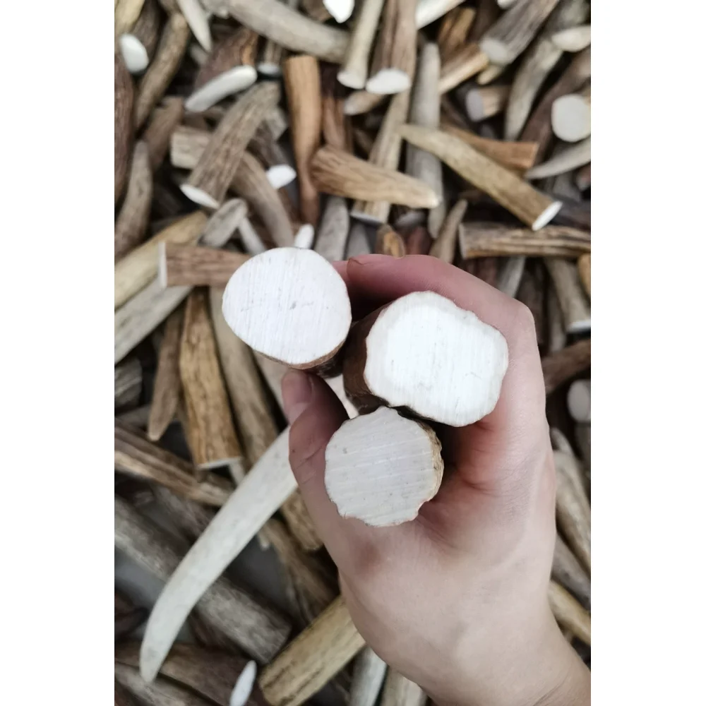 Твердый материал для резьбы с кончиком рога оленя ручка ножа высокой плотности и