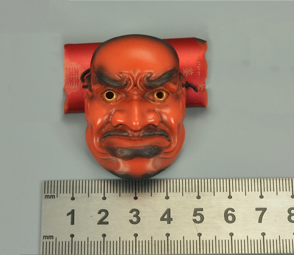 

1/6th COOMODEL SE073 Kurama Mountain Sengzhengfang Big Tengu Red King The Kongs Mask Alloy Model For 12inch Body Doll Collect