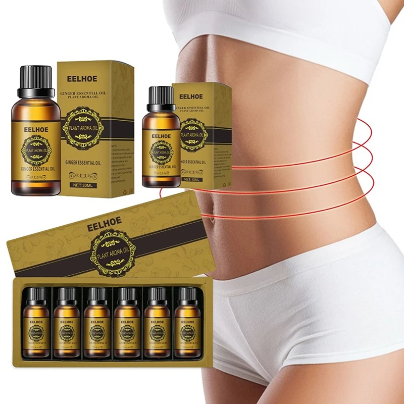 

Натуральное имбирное масло 10 мл, антивозрастное растительное эфирное масло для похудения тела, массажные масла для ног, ягодиц, шеи, тела