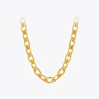 Женское винтажное ожерелье-чокер ENFASHION, овальная цепочка золотого цвета, ожерелья из нержавеющей стали 2020, модные ювелирные украшения, колье P203185