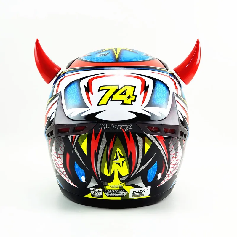 

Individual Creativity Motorcycle Headlight Decoration Helmet Suction Cup Decoration Motorbike Accessories Simple Installation