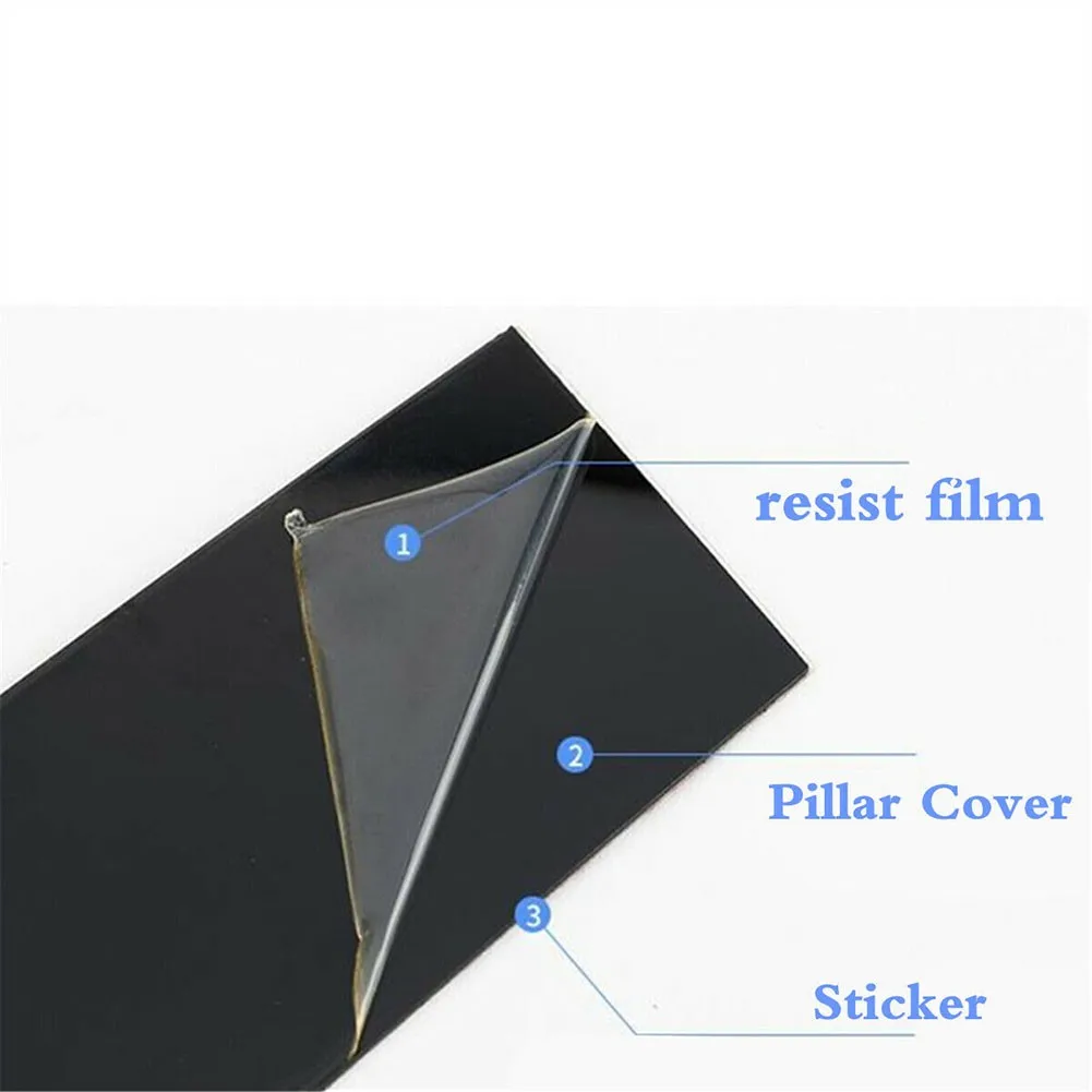 

6PCS Post Piano Cover Black Piano Cover Fit For Chevrolet Malibu 2016-2021