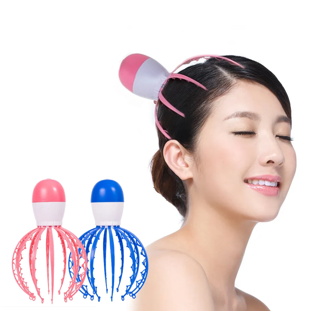 

Electric Octopus Claw Scalp Massager Therapeutic Head Scratcher Stress Relief Hair Stimulation Vibration Anti-stress Massager