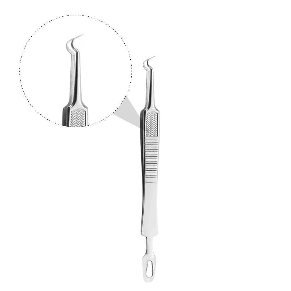 

3 Pcs Clip Removal Tool Stainless Acne Popper Pimple Remover Blackhead Extractor Double Tweezers Steel Blackheads