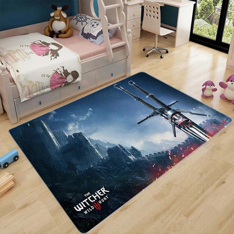 

Room Mats The Witchers Mat Bedside Bath Home Bathroom Kitchen Entrance Door Floor Non Slip Carpet Rugs Living Lounge Rug Doormat