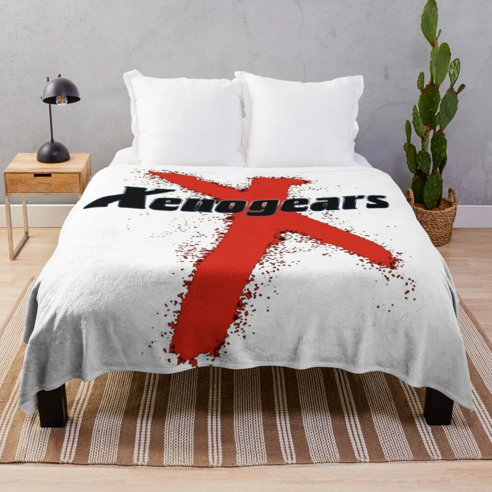 

Декоративное меховое одеяло для дивана с логотипом Xenogears