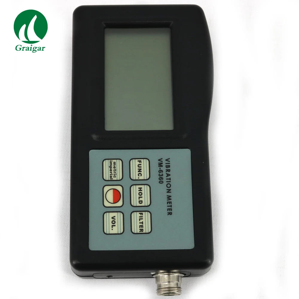 

Handheld Vibration Meter Tester VM-6360 Digital Vibrometer with CD Software and RS232 Cable