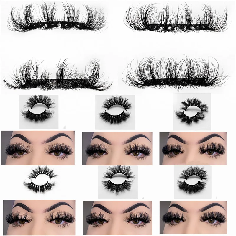 

Fluffy Eyelashes 25mm 3d Mink Eyelashes Handmade Soft Volume Natural Lashes maquillaje Lash Vendors False Lashes