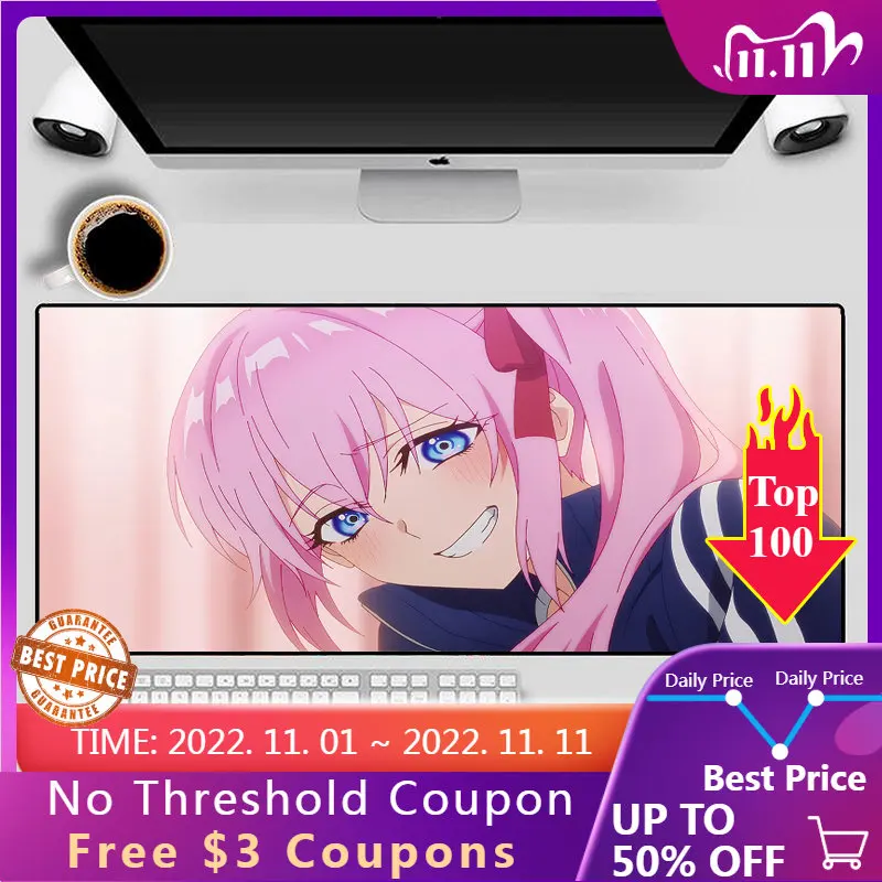 

MRGLZY Cute Girl XXL Large Mouse Pad Notebook Rubber 400X900CM Mouse Pad Anime Gaming Desktop Computer Laptop Desk Pad Mouse Pad