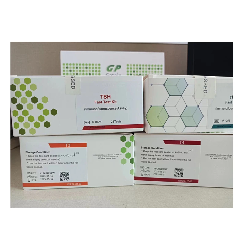 Фото Набор реагентов для иммуноферментного анализатора Getein POCT: FSH, CEA, CTnI, HbA1c, D-димер, T3, T4, TSH, HCG, прогестерон (количественное определение)