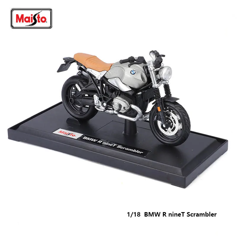 Maisto BMW R1250GS 1:18 Масштабные модели мотоциклов с подлинными деталями Коллекционный подарок игрушка.