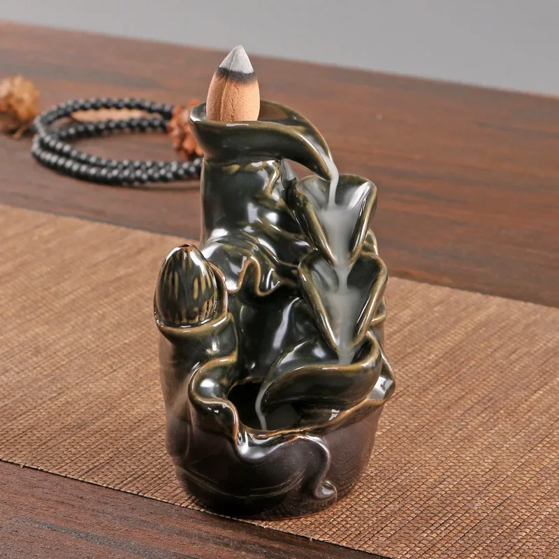

Retro Ceramic Incense Sticks Incense Stands Incense Holders Aromatherapy Creative Ornaments Backflow Incense Burners.