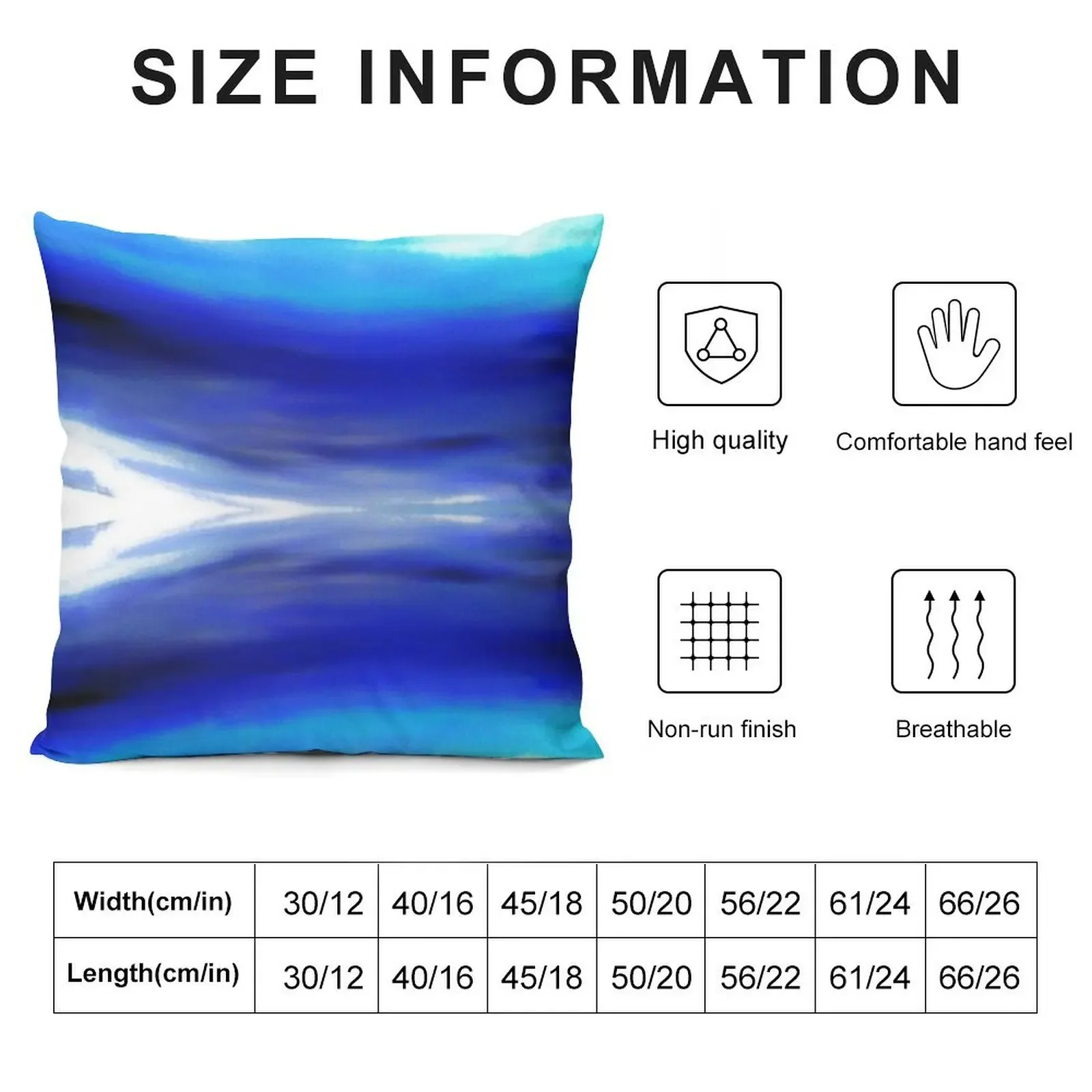 Сине-белая абстрактная подушка Jean Tippens чехлы для подушек гостиной