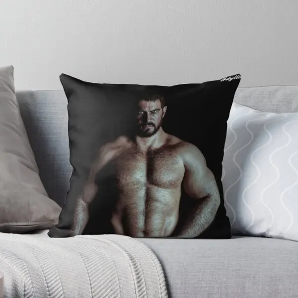 

Chris Redfield Printing Throw Pillow Cover Fashion Hotel Comfort Square Sofa Wedding Bed Decorative Case Pillows not include