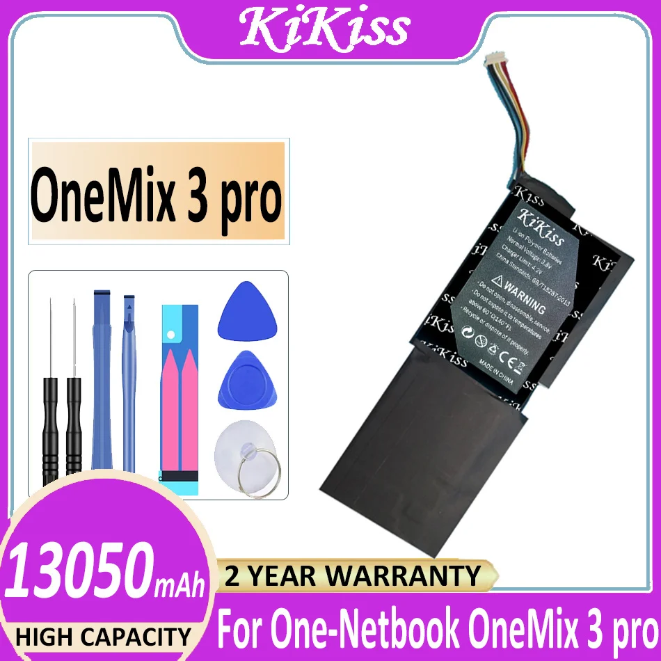 

13050mAh KiKiss Replacement Battery For One-Netbook OneMix 3 Pro 3pro Computer Notebook Laptop Batery Batterij + Track Code