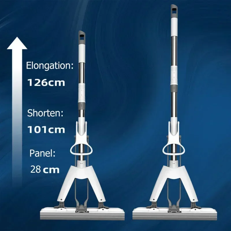 Бесплатная доставка сжимаемые напольные трапеции швабра волшебная коллодионная