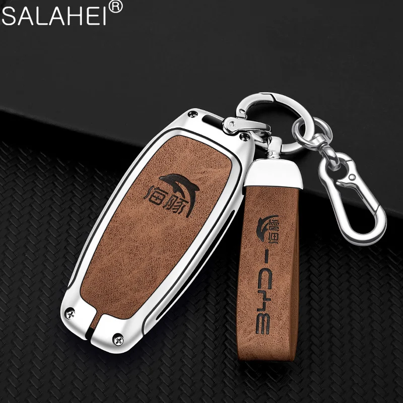 

Car Key Case Cover Protector Shell Bag For BYD Second Song Max Dm Tang QIn Pro Generation Yuan Han Ev Atto 3 Dolphin Accessories