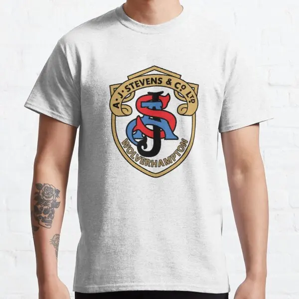 

AJS original logo t shirt for CFMOTO Gas AC YMHAHA Bajaj Husaberg BMW
