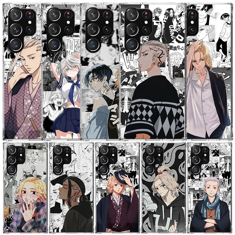 Чехол для телефона аниме Токио Aevengers Samsung Galaxy S22 S23 S24 Ultra S21 S20 FE S10 Plus S10E S9 S8 + S7 Edge
