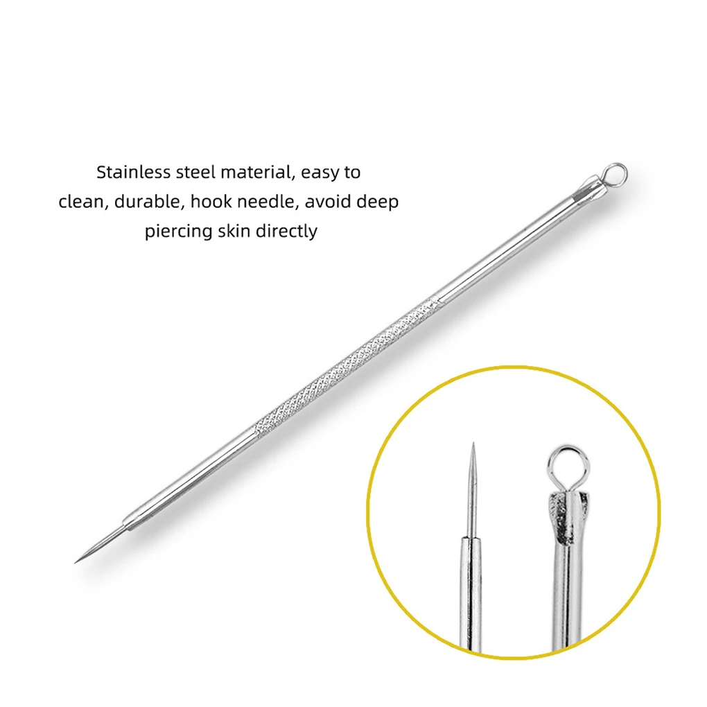 

Four in One Silver Blackhead Remover Acne Zit Removing for Nose Face with Box
