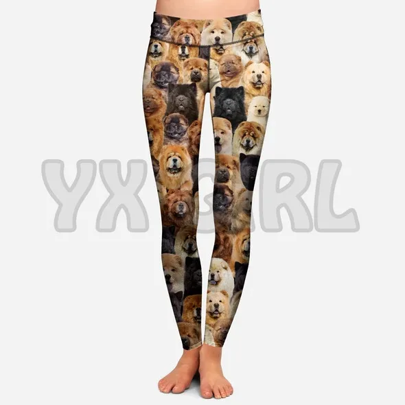 You Will Have A Bunch Of Chow Chows - Leggings 3D Printed Leggings Sexy Elastic Female Skinny Leggings Gothic Yoga Leggings