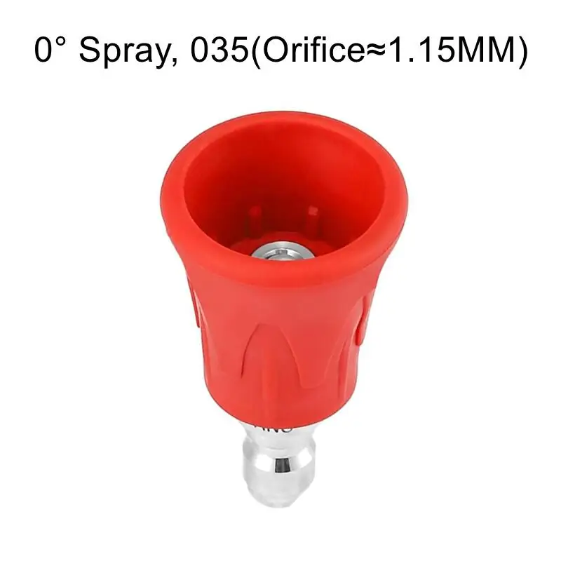 

Насадка Для Пистолета Высокого Давления С Усиленной Резиновой Защитной Крышкой, Быстросъемное Соединение 1/4 Дюйма, Сплав 035