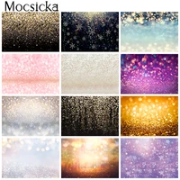 christmas tree winter snow background for photography bokeh glitter party decoration gifts sock photo backdrop studio photocall
